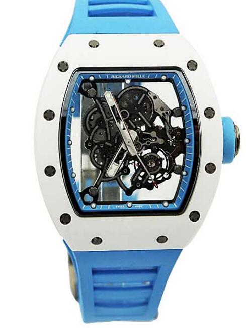 Richard Mille RM 055 Bubba Watson Asia Edition Blue Rubber watches for sale